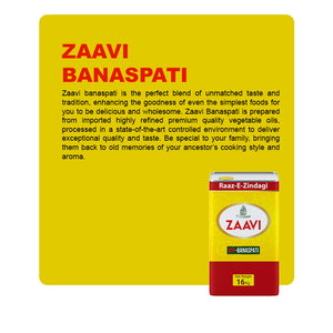 
                  
                    ZAAVI BANASPATI GHEE 16KG TIN
                  
                