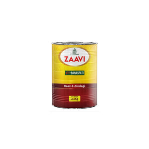 
                  
                    ZAAVI BANASPATI GHEE 2.5 KG TIN
                  
                