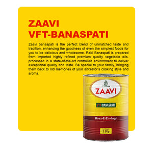 
                  
                    ZAAVI BANASPATI GHEE 2.5 KG TIN
                  
                
