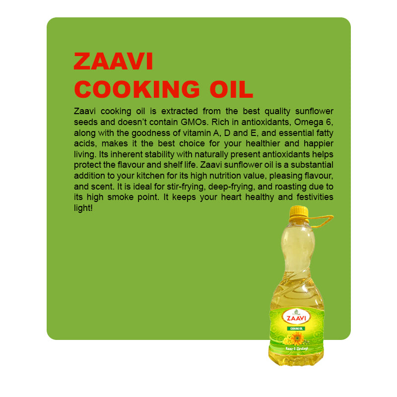 ZAAVI COOKING OIL 3 LTR BOTLE