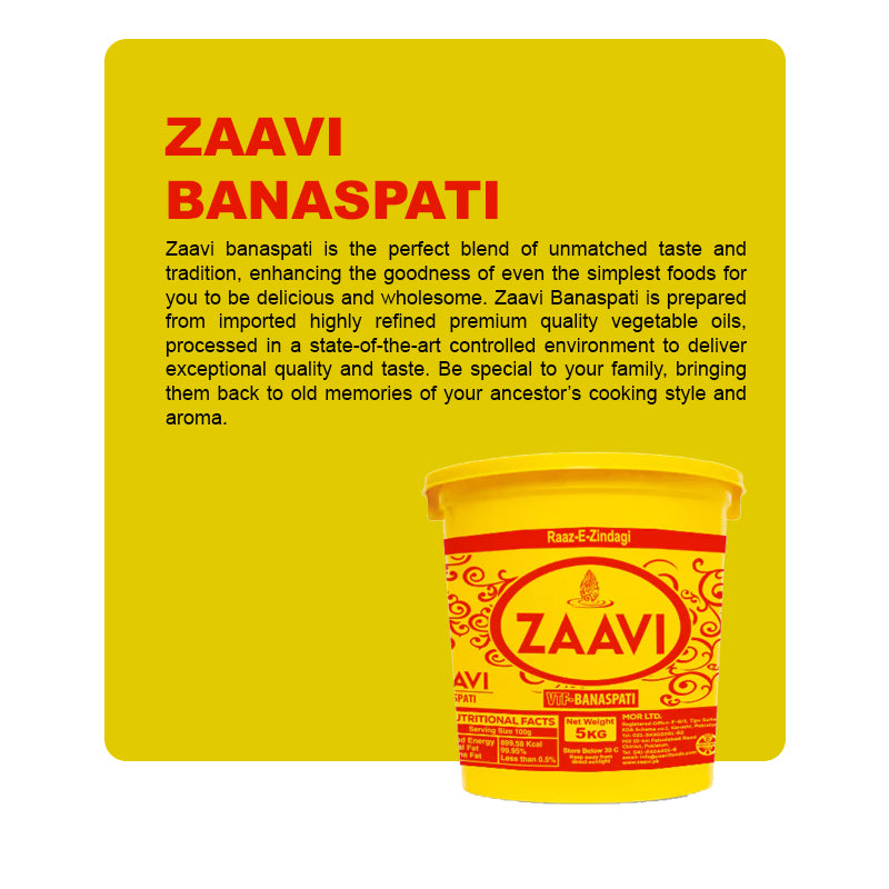 
                  
                    ZAAVI BANASPATI GHEE 5 KG BUCKET
                  
                